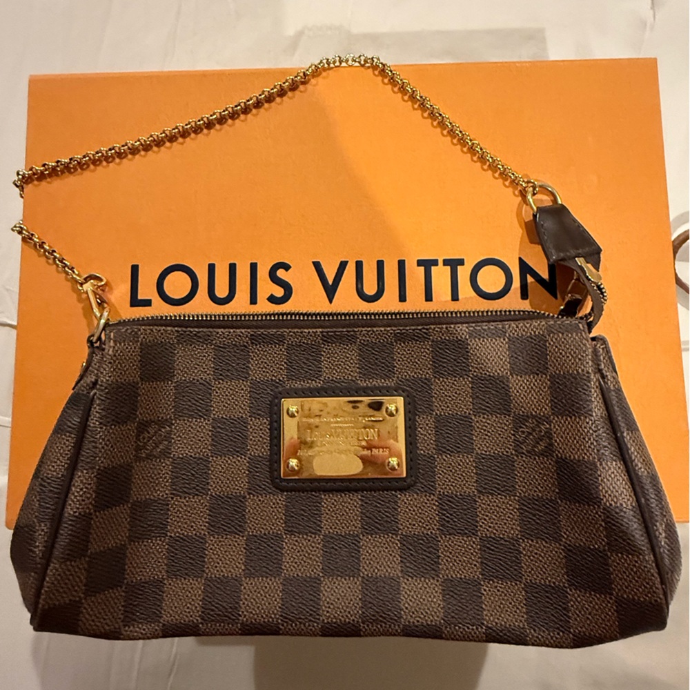 Louis Vuitton Damier Ebene Eva Pochette - Picture 2 of 9
